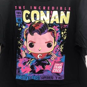 New Limited edition Super Conan Funko POP T-shirt